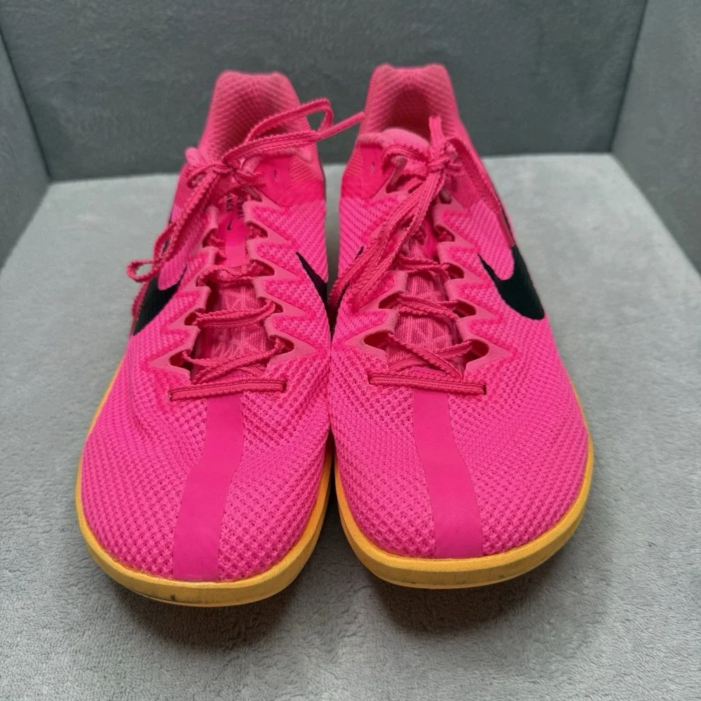 Nike Zoom Rival Distance Track Spikes Hyper Pink Orange Men's 11 Women's 12.5